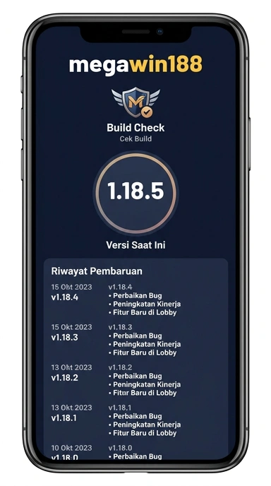 Tampilan riwayat versi megawin188